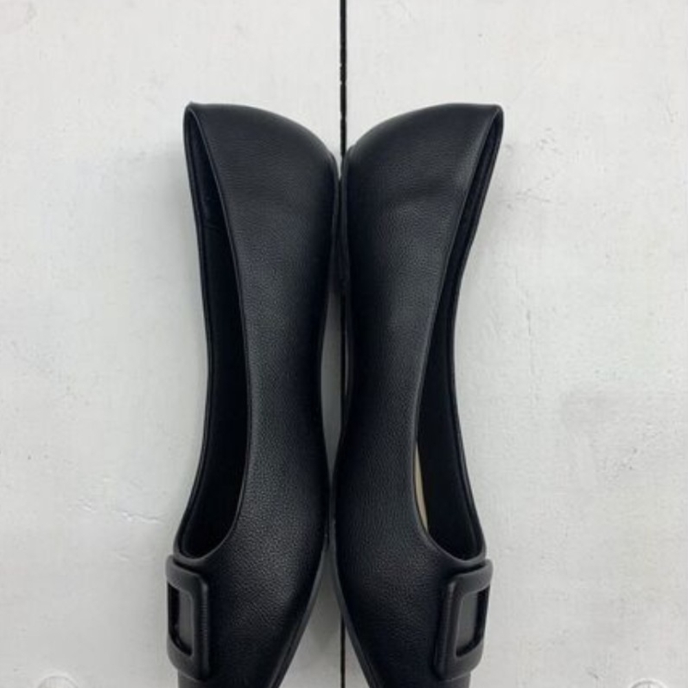 Dominque Black Women's Flats - Picture 3 of 4